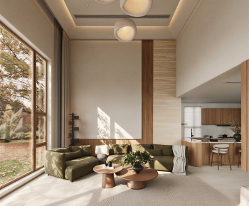 Japanese Style A Living Room-ID:884484056