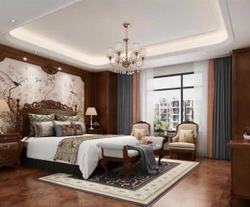 American Style Bedroom-ID:811968091