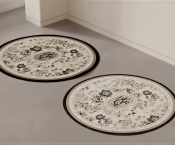 French Style Circular Carpet-ID:102314956