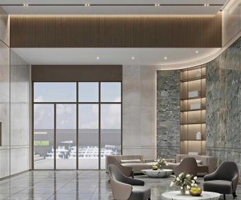 Modern Office Reception Desk-ID:566940079