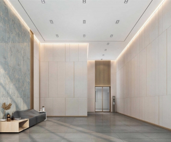 Modern Office Reception Desk-ID:679138905
