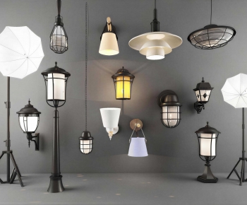 Industrial Style Wall Lamp-ID:203241113