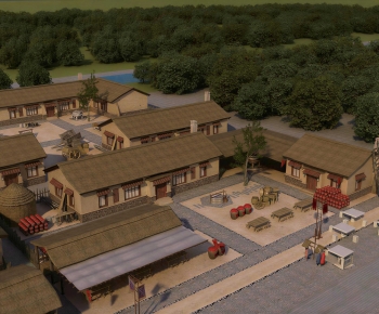 Chinese Style Appearance Of Commercial Building-ID:344995025