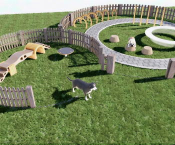 Modern Park Landscape-ID:645520934