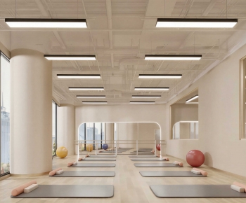 Modern Yoga Room-ID:713560622
