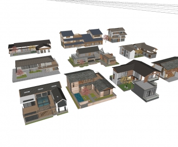 New Chinese Style Appearance Of Commercial Building-ID:881824972