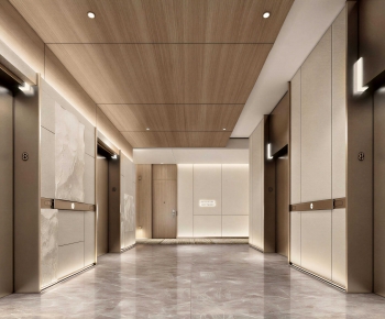 Modern Elevator Hall-ID:995803123