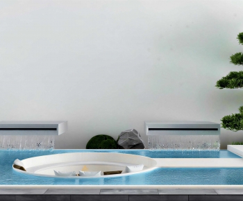 Modern Rockery Waterscape-ID:398571017