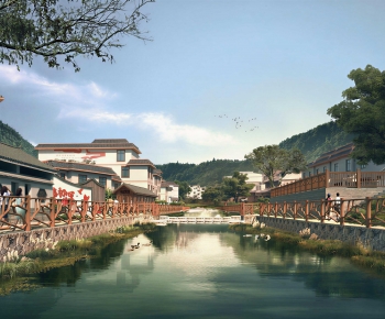 Chinese Style Building Appearance-ID:177913906