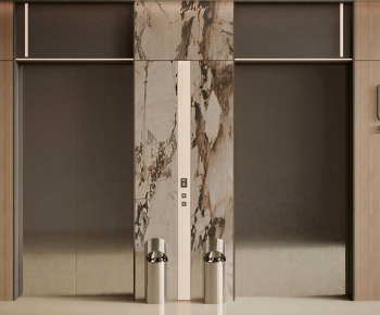 Modern Office Elevator Hall-ID:707132105