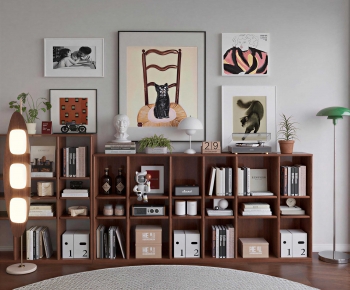 Retro Style Bookcase-ID:902862074