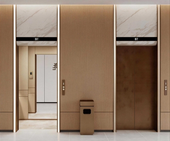 Modern Office Elevator Hall-ID:412065982