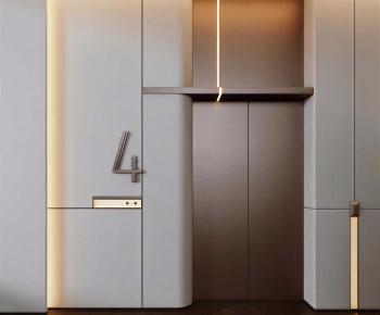 Modern Office Elevator Hall-ID:887017974