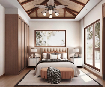 New Chinese Style Bedroom-ID:553888085