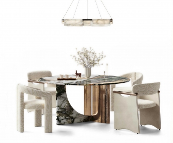 Modern Dining Table And Chairs-ID:637722974