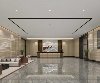New Chinese Style Lobby Hall-ID:273200998