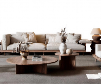 Wabi-sabi Style Sofa Combination-ID:476082093
