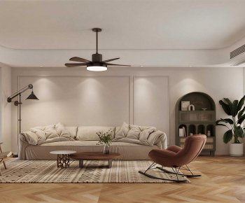 French Style A Living Room-ID:483340023