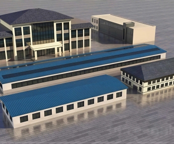 New Chinese Style Industrial Building-ID:805838119