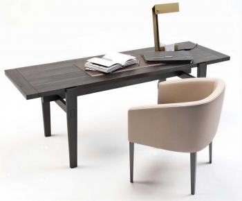 Modern Computer Desk And Chair-ID:823863982