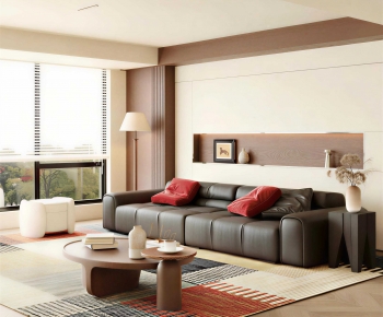 Modern A Living Room-ID:671381955