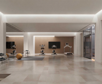 Modern Home Fitness Room-ID:742643127