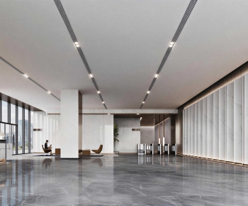 Modern Office Reception Desk-ID:739808084