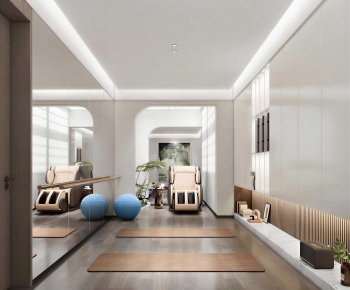 Modern Home Fitness Room-ID:513160949