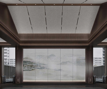 New Chinese Style Real Estate Sales Office-ID:857417117