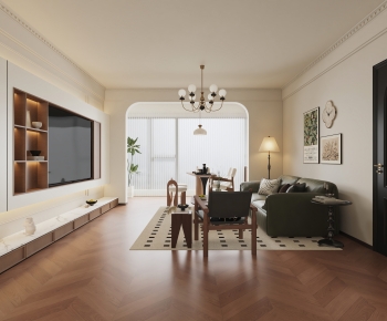 French Style A Living Room-ID:557479927