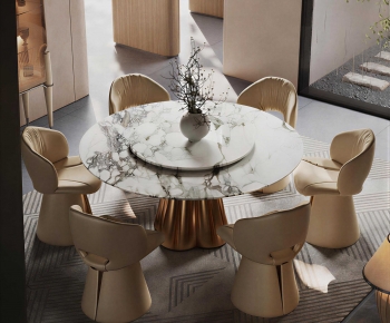 Modern Dining Table And Chairs-ID:840410958