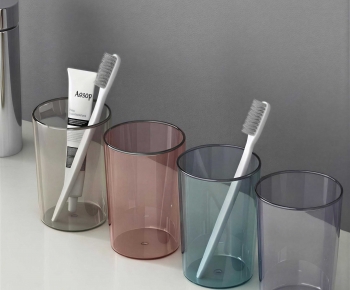 Modern Toothbrush And Toothpaste-ID:364499161