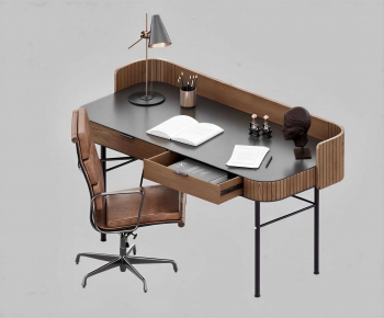 Modern Office Desk And Chair-ID:367167956