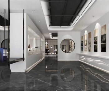 New Chinese Style Exhibition Hall-ID:964417938