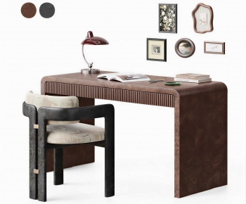 Modern Computer Desk And Chair-ID:343211897