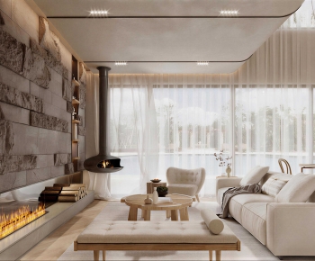 Wabi-sabi Style A Living Room-ID:933357008