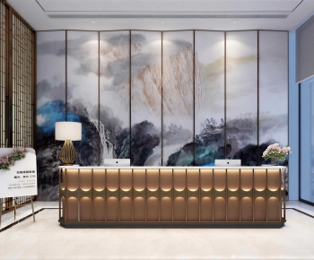 New Chinese Style Lobby Hall-ID:829108007