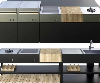 Modern Kitchen Cabinet-ID:804075965