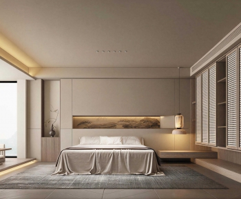 New Chinese Style Bedroom-ID:286010036