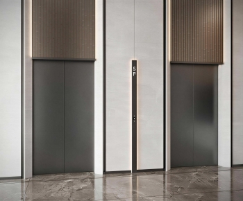 Modern Office Elevator Hall-ID:311485051
