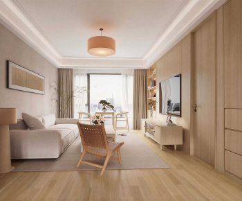 Japanese Style A Living Room-ID:661693107