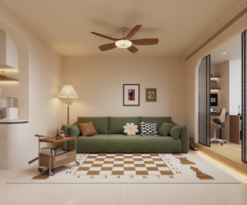 Modern A Living Room-ID:124975929
