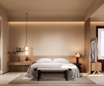 New Chinese Style Bedroom-ID:748687985