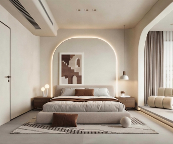 Wabi-sabi Style Bedroom-ID:319778938