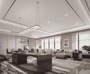 New Chinese Style Manager's Office-ID:733298066
