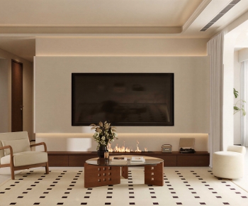 Modern A Living Room-ID:648631102