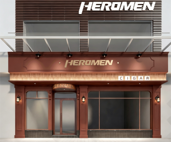 Modern Facade Element-ID:527498968