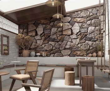 Wabi-sabi Style Tea House-ID:422672999