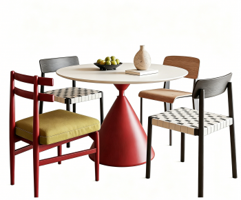 Modern Dining Table And Chairs-ID:106498005