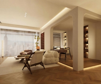 French Style A Living Room-ID:440555106